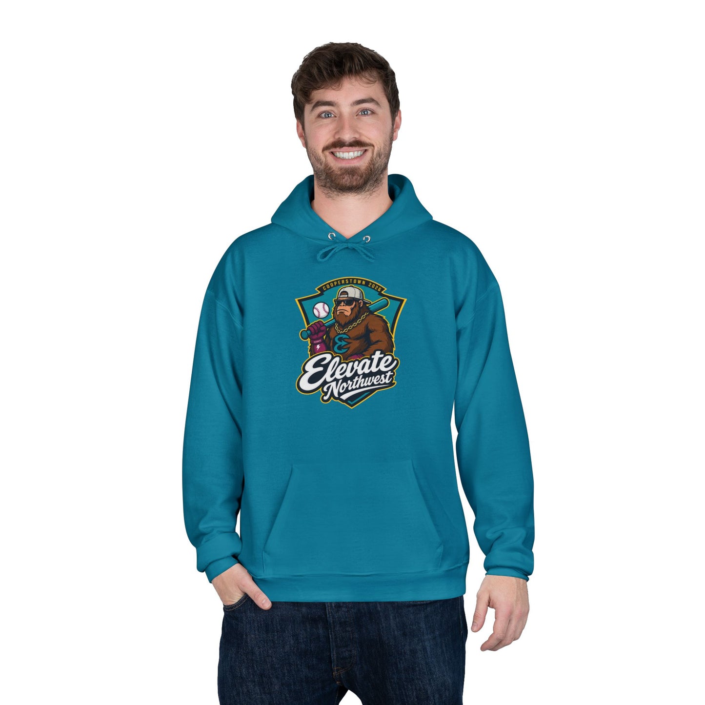 Elevate Northwest | Teal Hoodie
