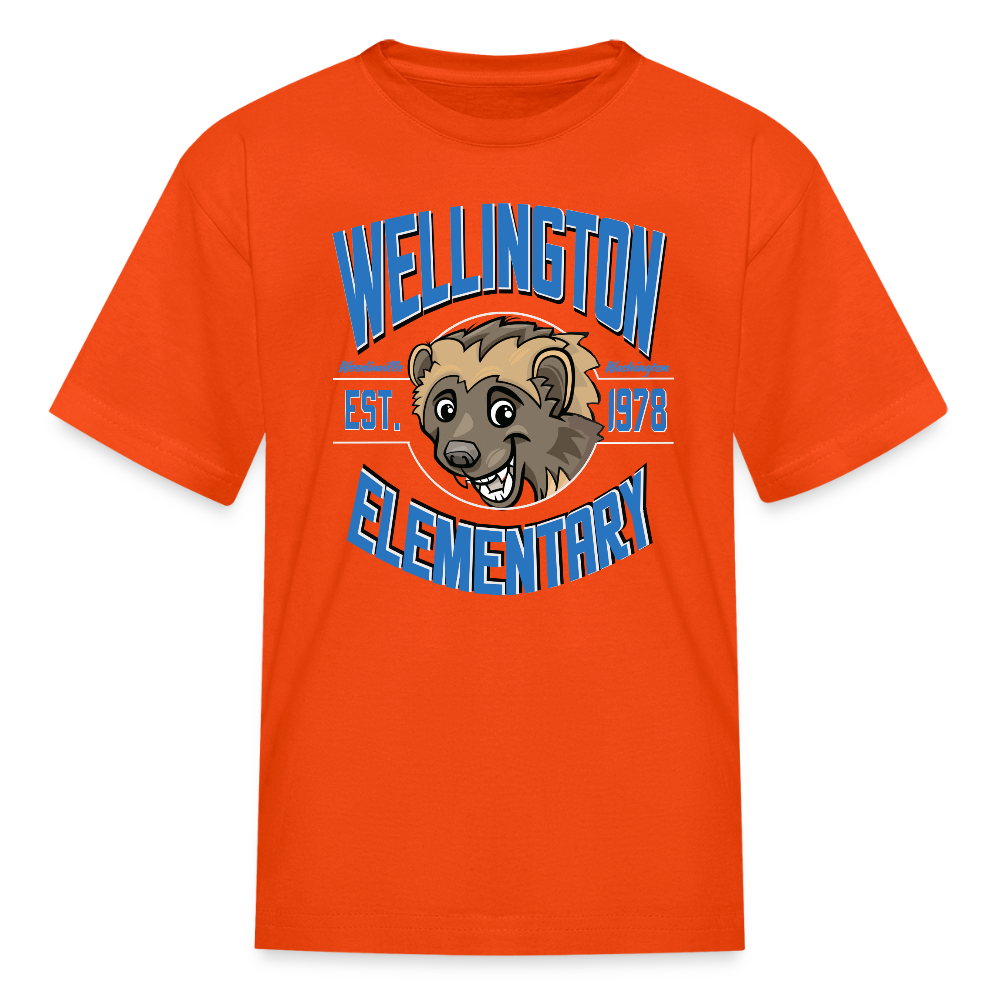 SECOND - Webster Logo - Kids' T-Shirt - orange