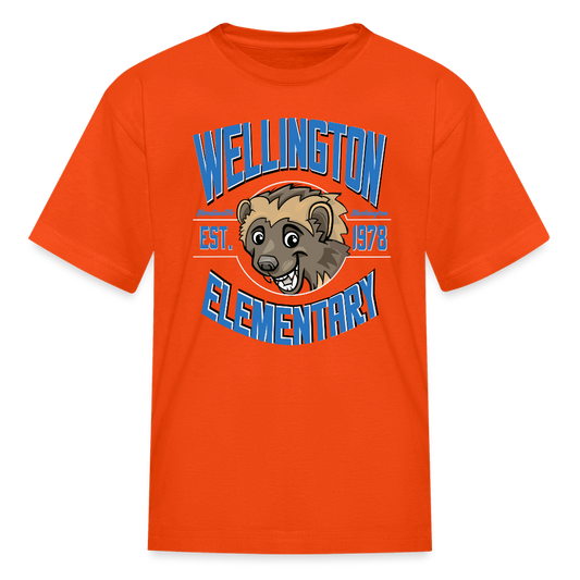 SECOND - Webster Logo - Kids' T-Shirt - orange