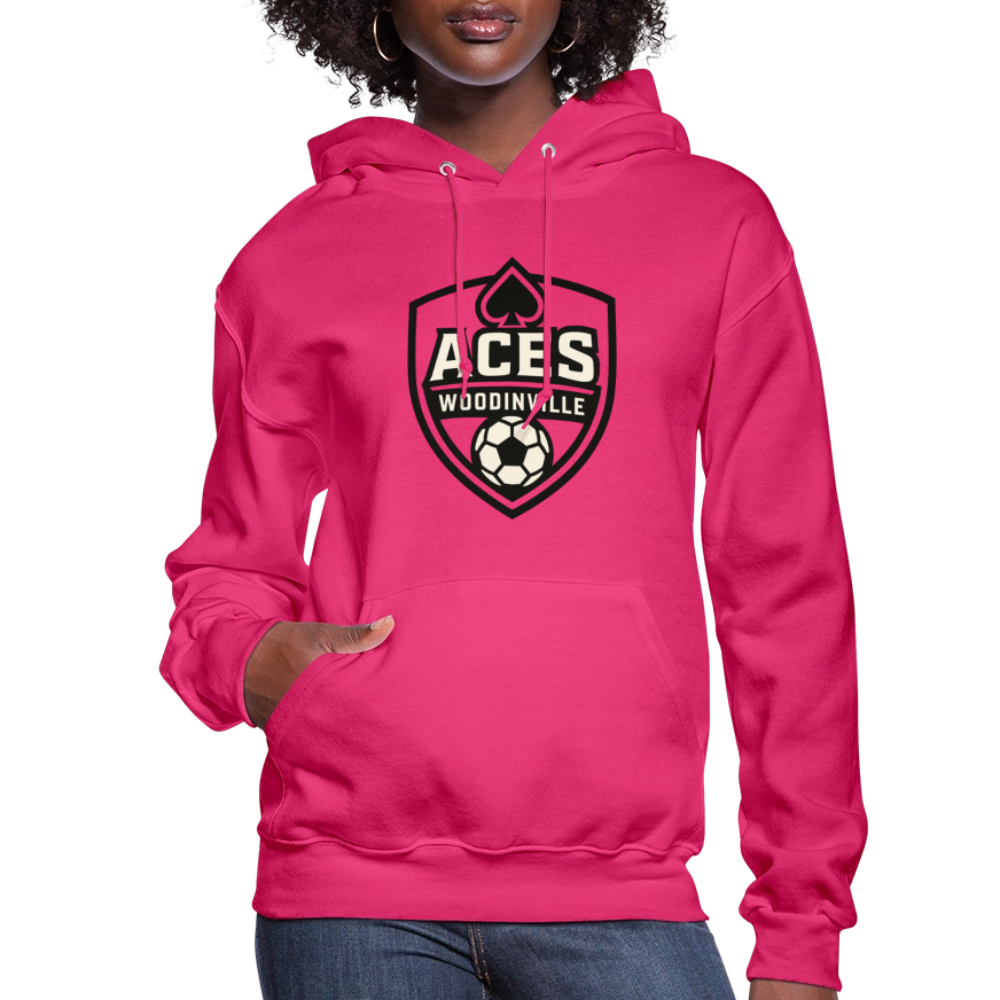 Aces Women's Hoodie - fuchsia