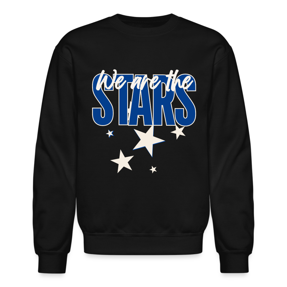 WE ARE THE STARS Crewneck Sweatshirt - black