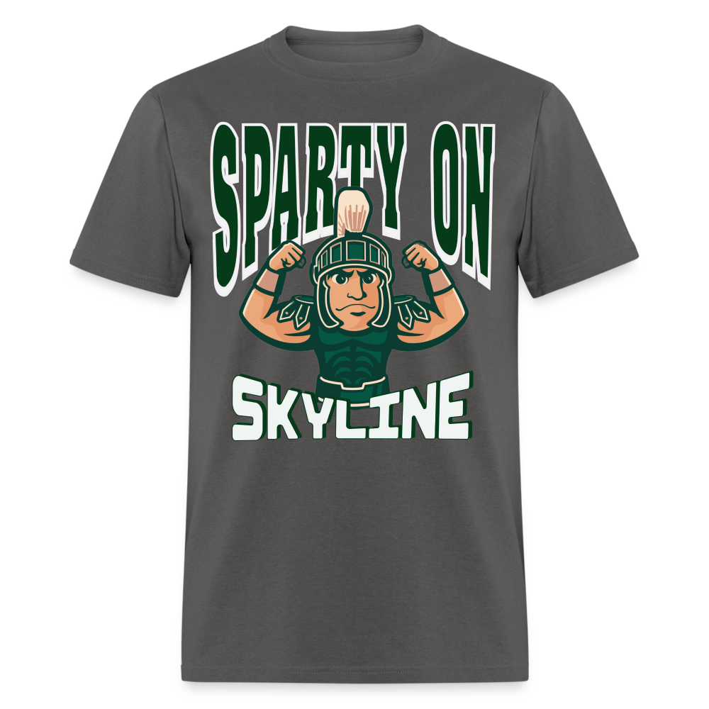 MUSCLE SPARTY ON Unisex Classic T-Shirt - charcoal