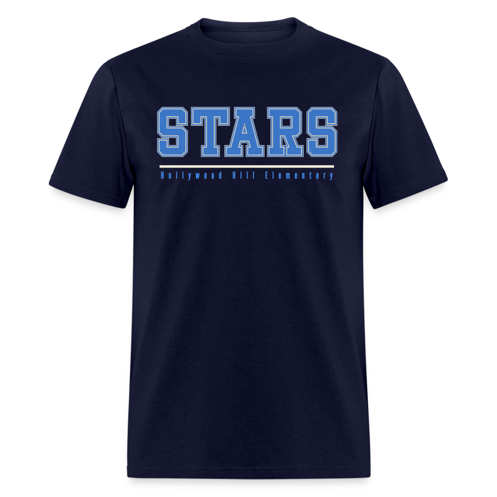 HHE STAR LINE T-SHIRT - navy
