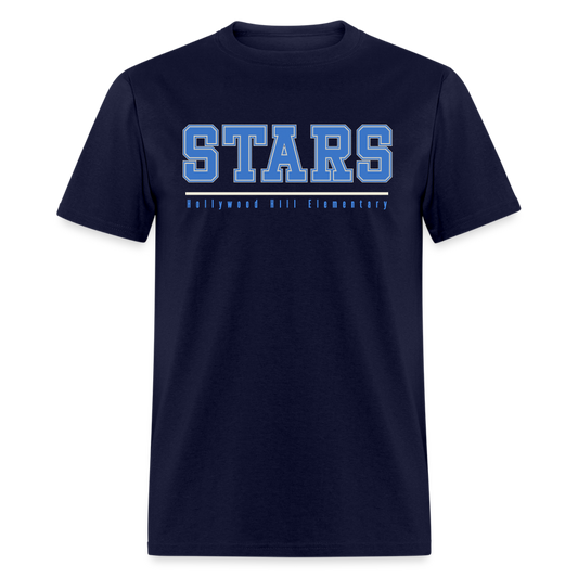 HHE STAR LINE T-SHIRT - navy