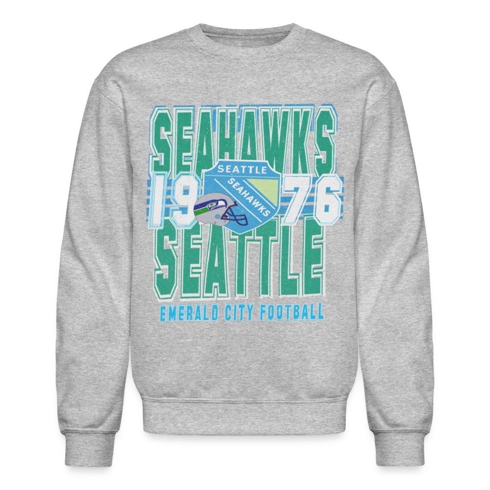 Limited Edition Seahawks Crew - heather gray