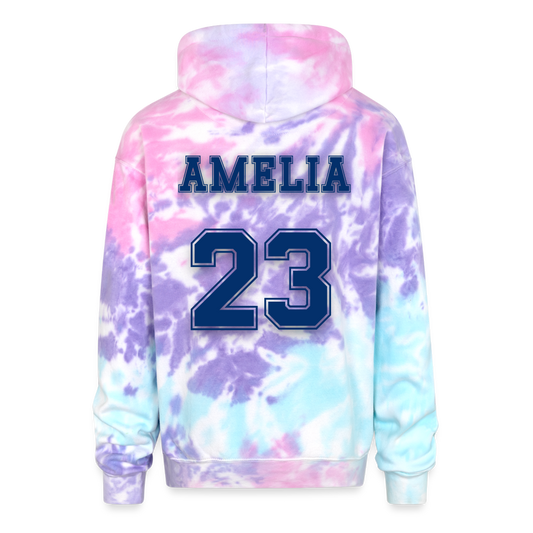 Amelia | Winter Warriors Tie Dye Hoodie - cotton candy