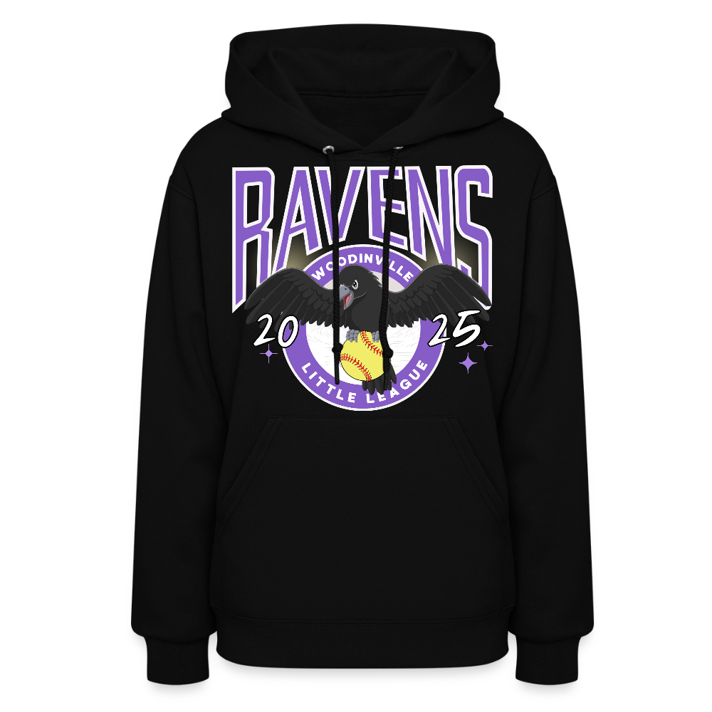 RAVENS Women's Hoodie - black