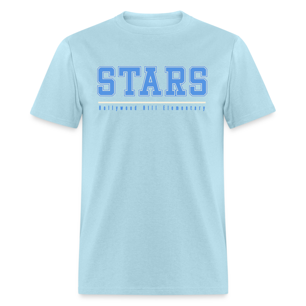 HHE STAR LINE T-SHIRT - powder blue