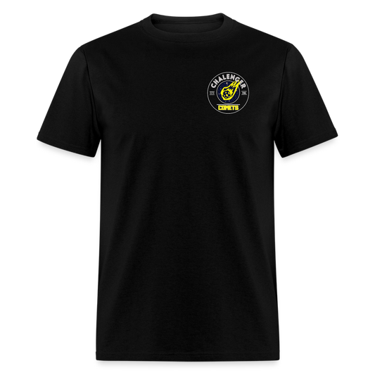 COMETS LEFT CORNER 2025 FRONT BACK  T-Shirt - black