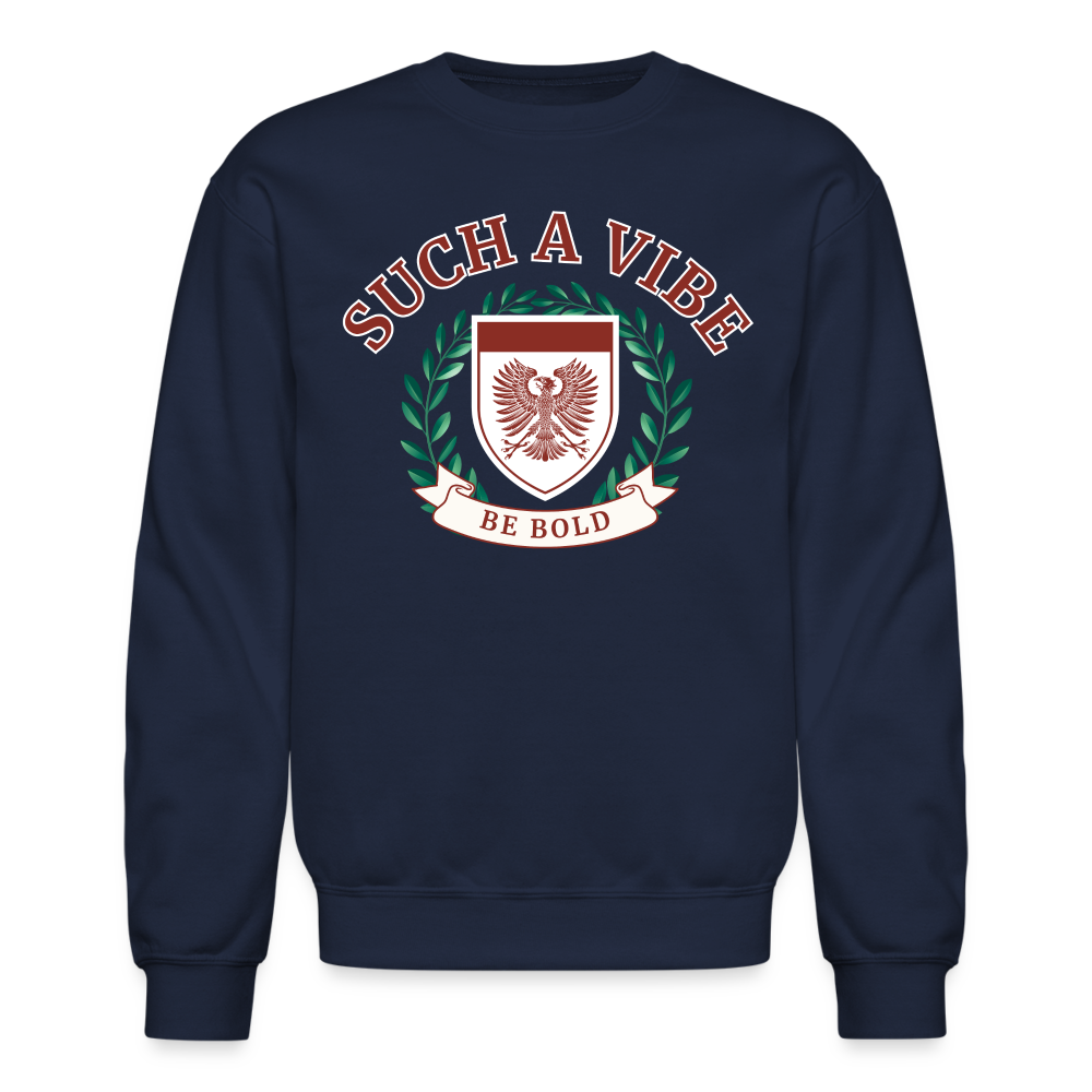 COZY AND VIBING CREWNECK - navy