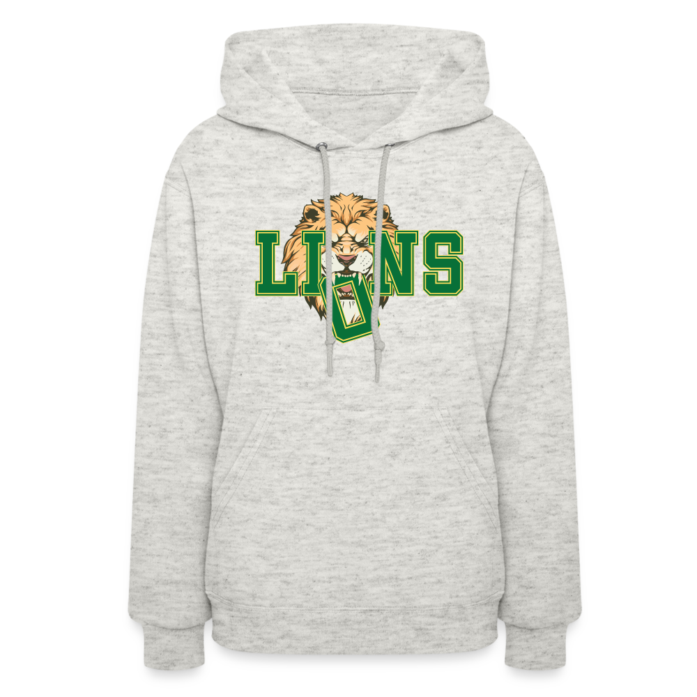 GO LIONS Women's Hoodie - heather oatmeal