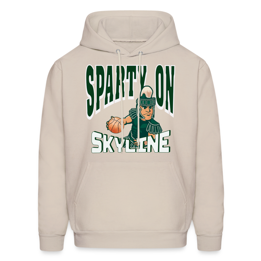 SPARTY ON BBALL Hoodie - Sand