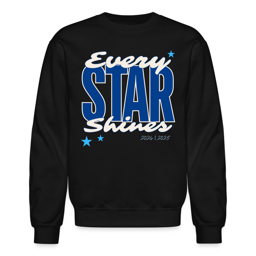 EVERY STAR SHINES Crewneck Sweatshirt - black
