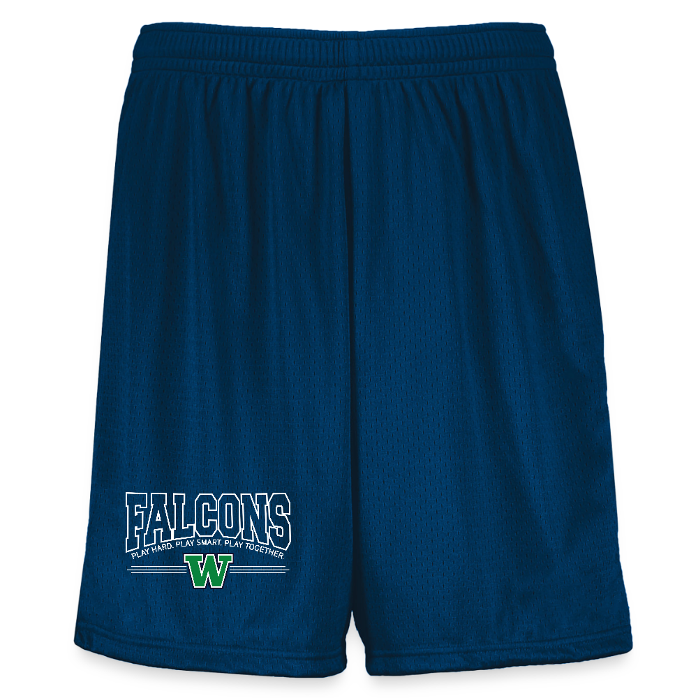 FALCON WARM UP - YOUTH Mesh Short - navy