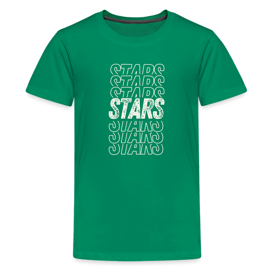 Stars on repeat Youth T-Shirt - kelly green