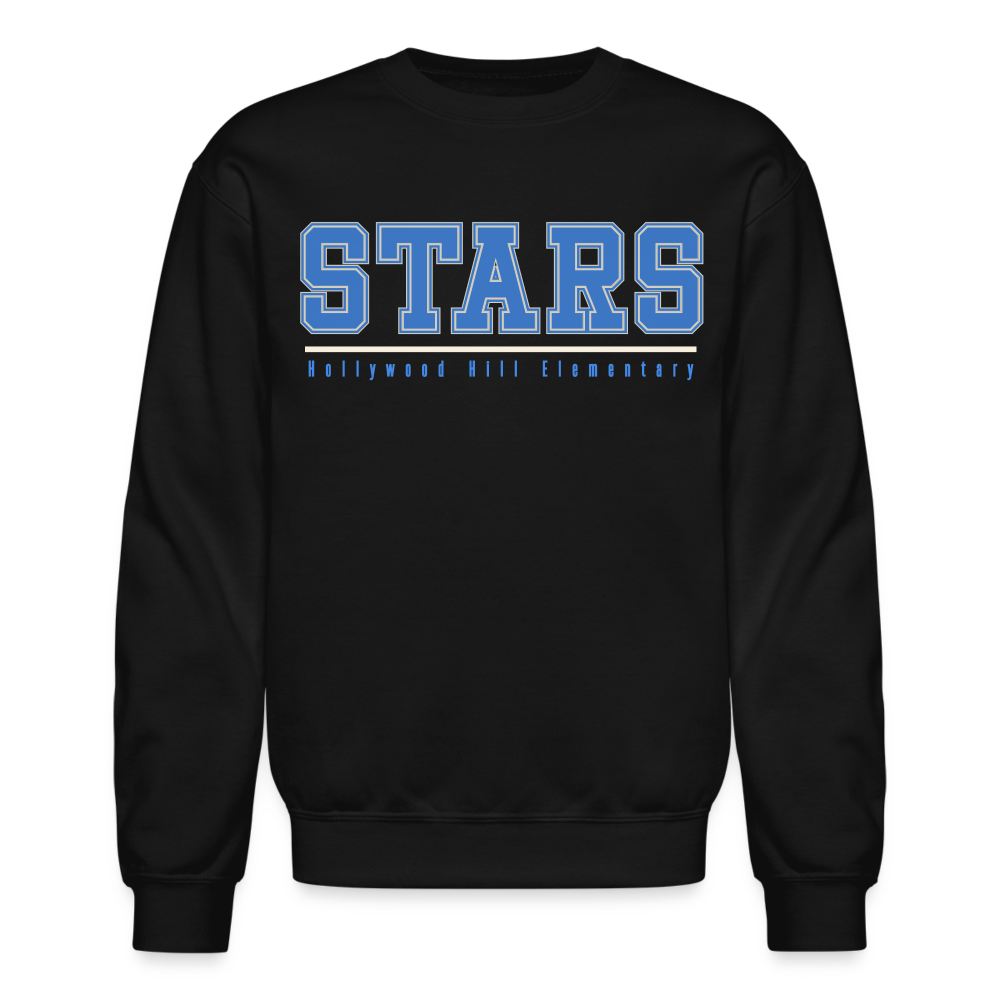 STARS UNDERLINE Crew - black