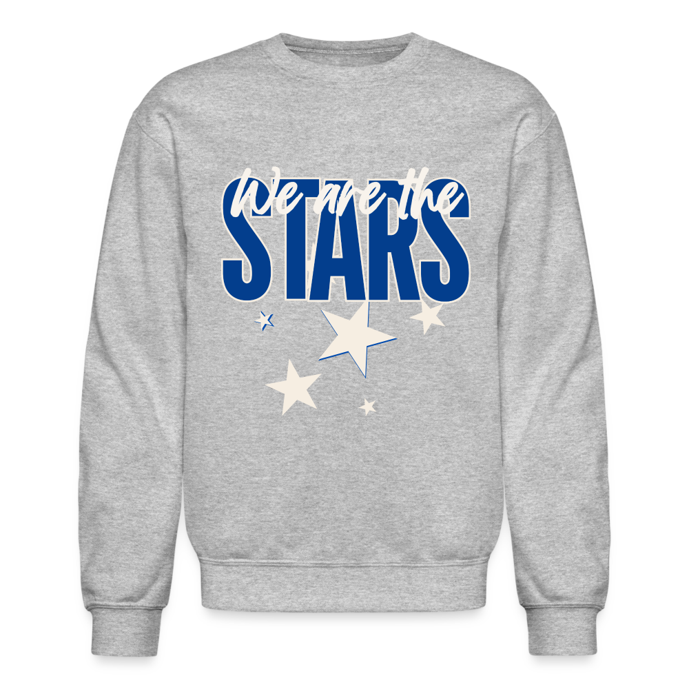 WE ARE THE STARS Crewneck Sweatshirt - heather gray