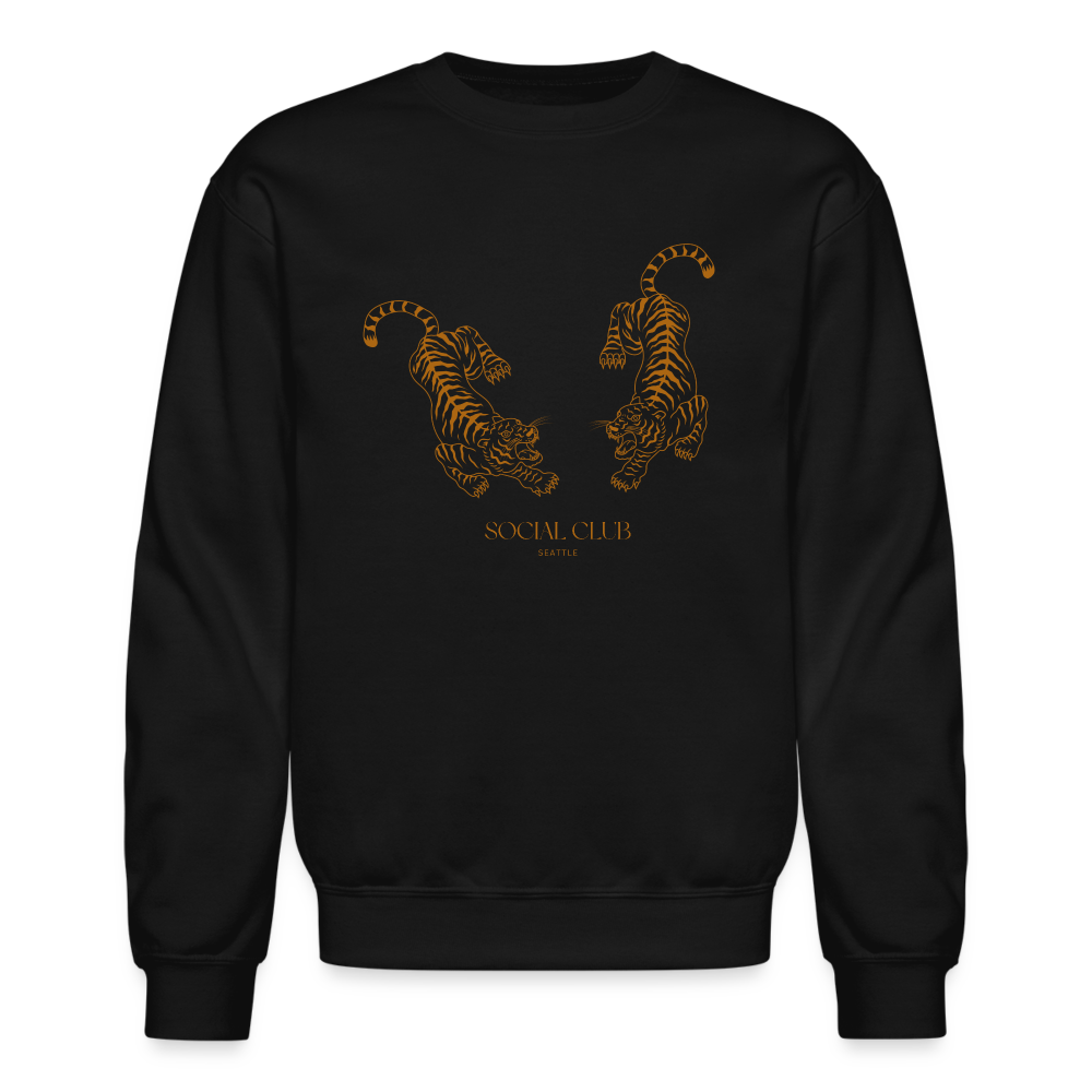 FIGHTER CREWNECK - black