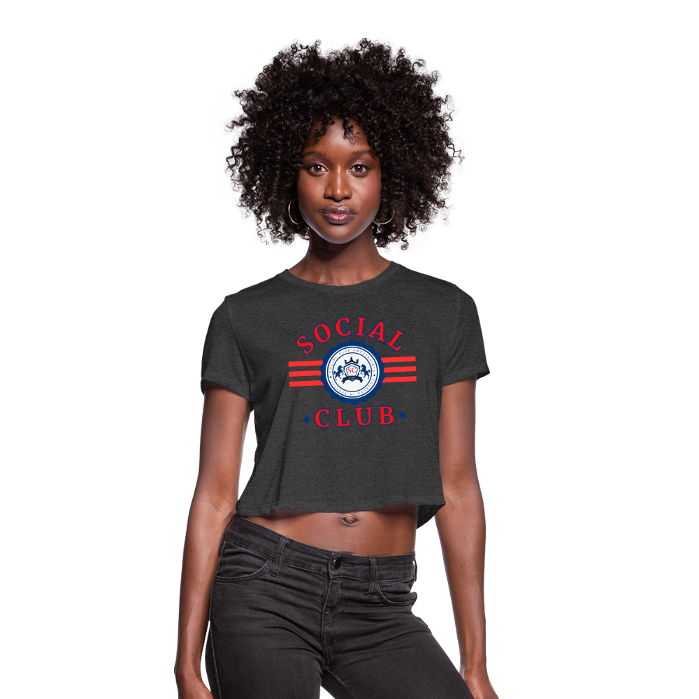 SC Women's Cropped T-Shirt - deep heather