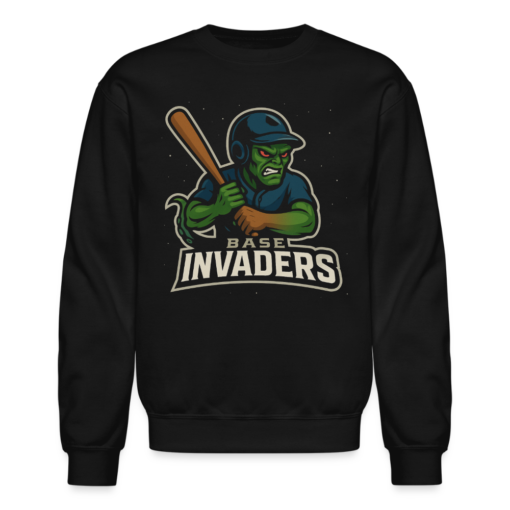 Base Invaders Crewneck Sweatshirt - black