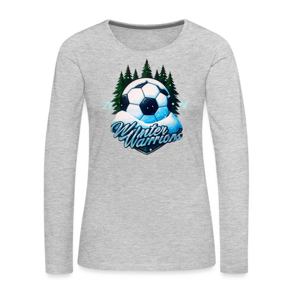 Winter Warrior's Long Sleeve T-Shirt - heather gray