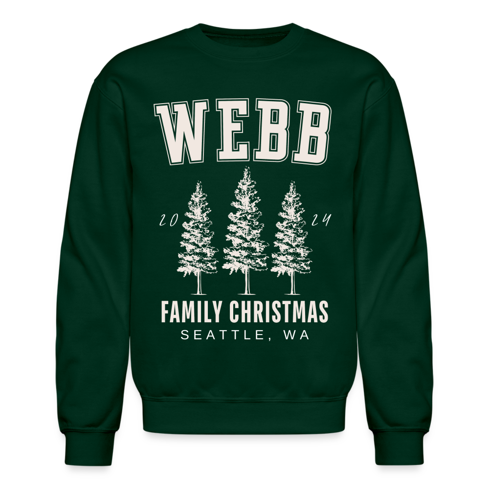 WEBB TREES CREW - forest green