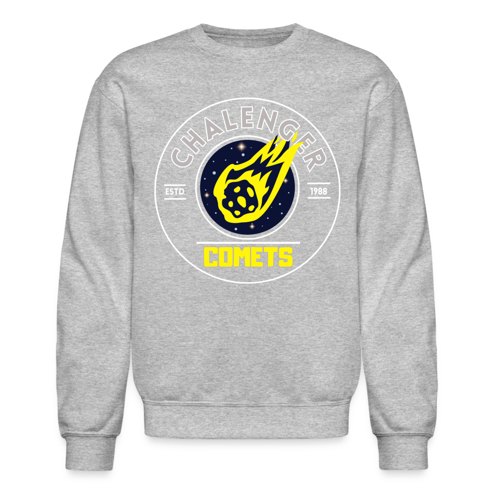 COMETS LOGO Crewneck Sweatshirt - heather gray