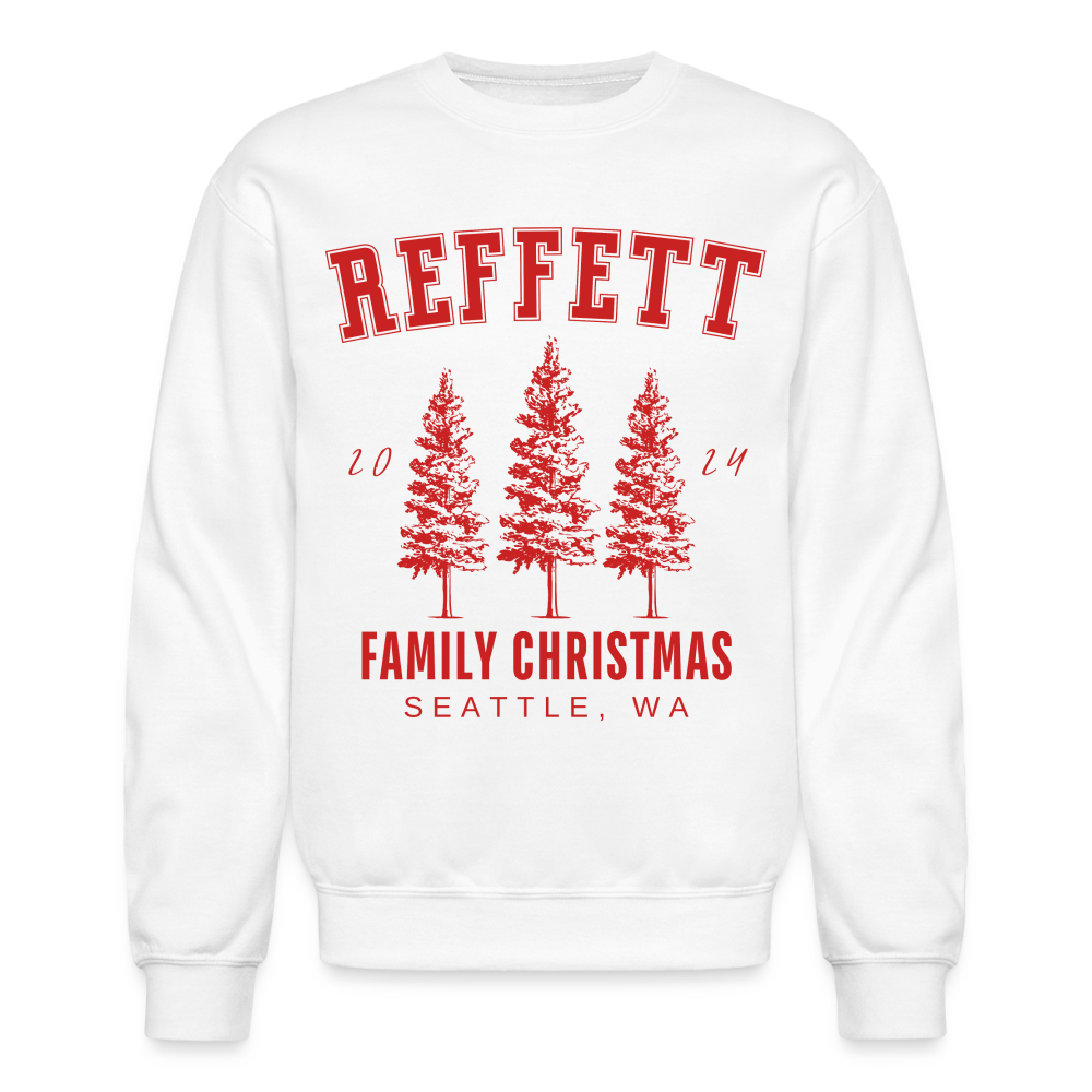 REFFETT RED ON WHITE - Crew - white