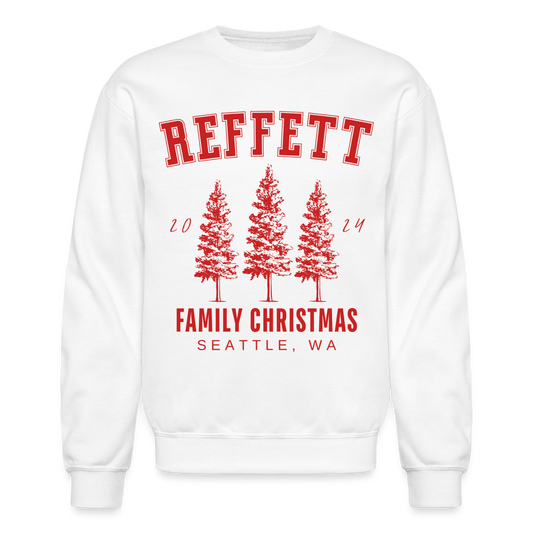REFFETT RED ON WHITE - Crew - white