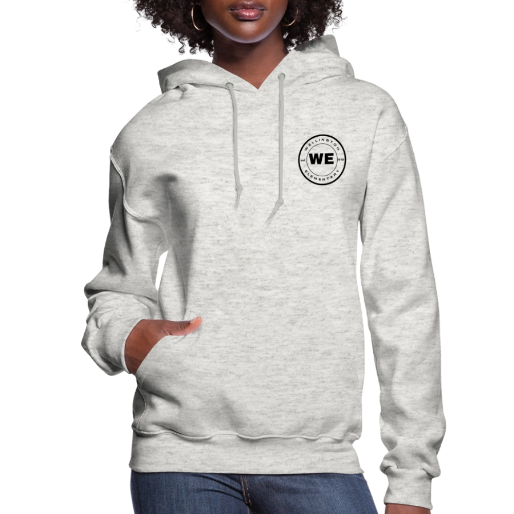 W.E. Small logo Women's Hoodie - heather oatmeal
