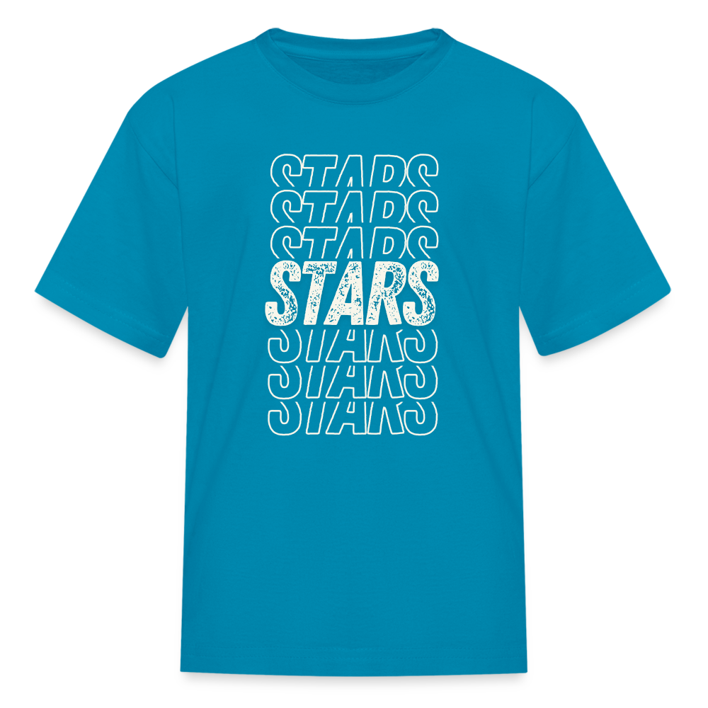 STARS REPEAT Kids' T-Shirt - turquoise