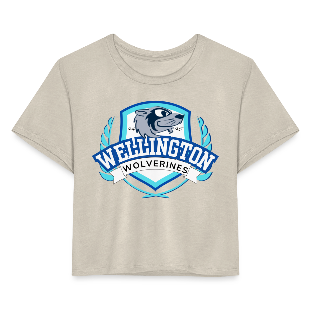 Wellington Cropped T-Shirt - dust