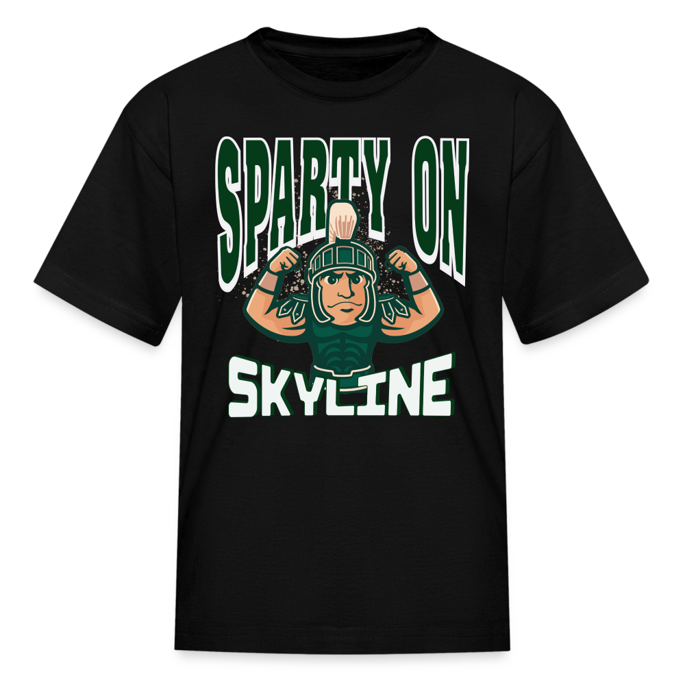 MUSCLE SPART ON Kids' T-Shirt - black