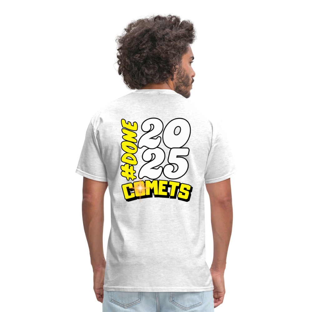 COMETS 2025 FRONT/BACK TEE - light heather gray