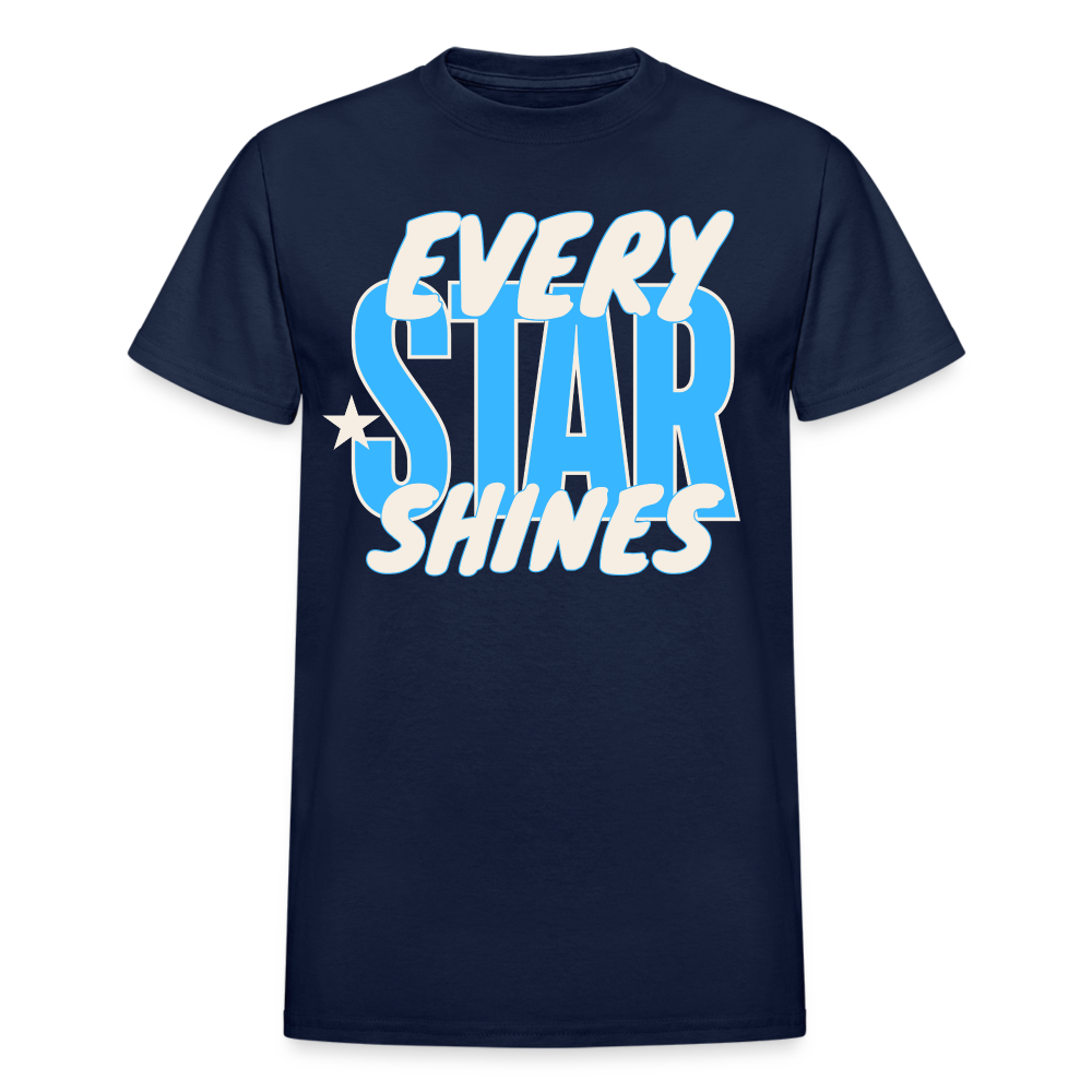 EVERY STAR SHINES Adult T-Shirt - navy