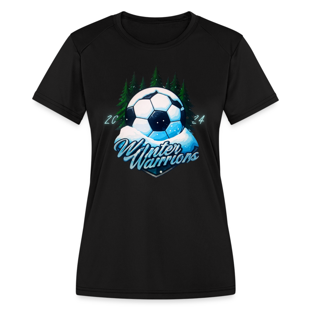 Winter Warrior's Moisture Wicking Performance T-Shirt - black