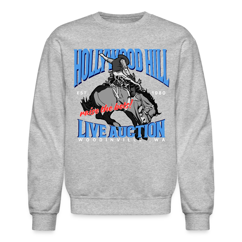 HH Live Auction Cowboy Crewneck Sweatshirt - heather gray