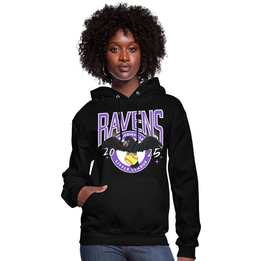 RAVENS Women's Hoodie - black