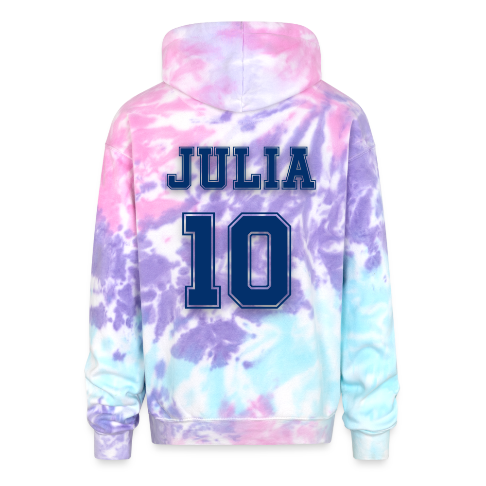 Julia | Winter Warriors Tie Dye Hoodie - cotton candy