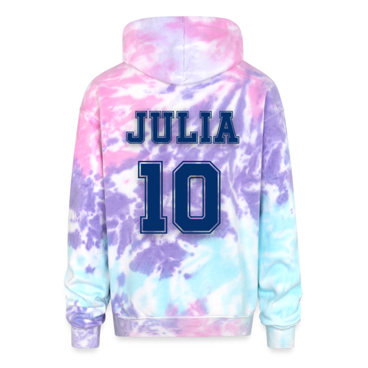 Julia | Winter Warriors Tie Dye Hoodie - cotton candy