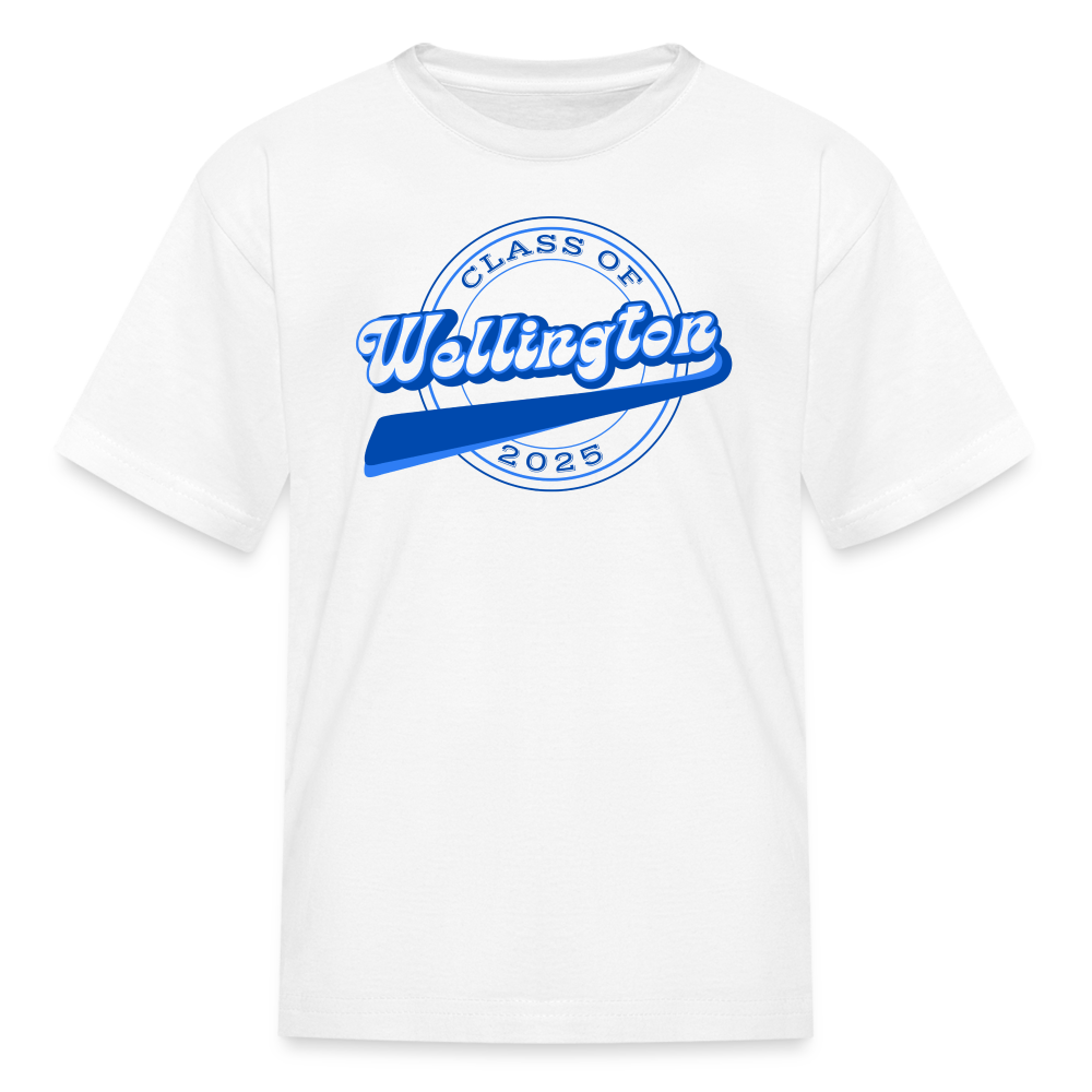 WE CLASS OF 2025 YOUTH TEE - white