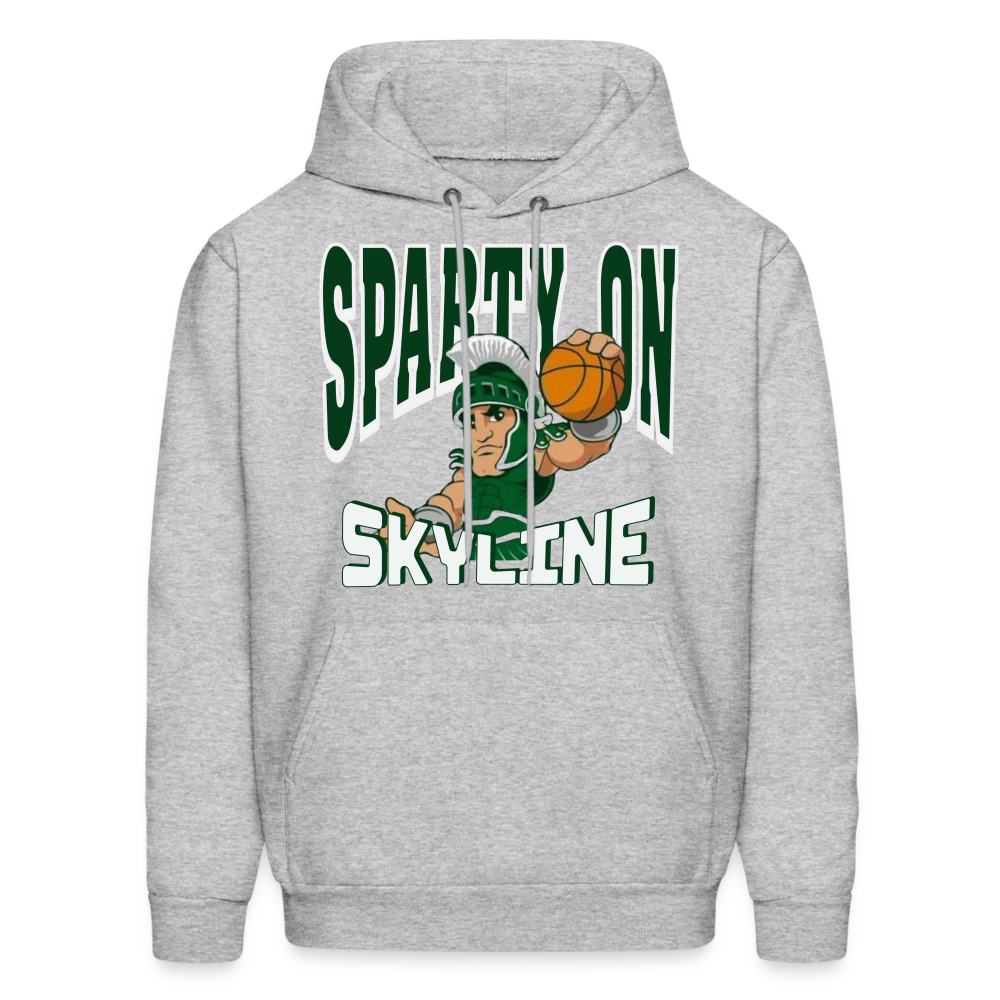 SLAM DUNK SPARTY ON Hoodie - heather gray