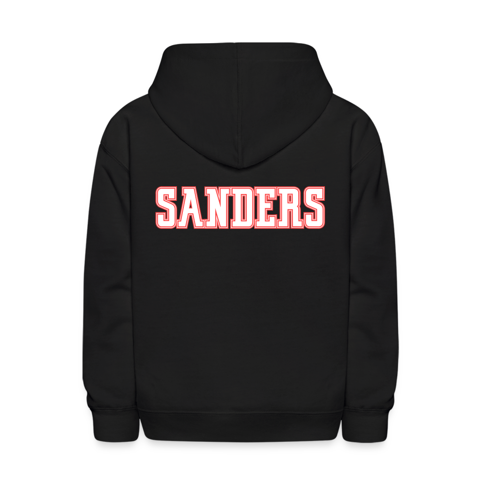 SANDERS BBALL Youth Hoodie - black