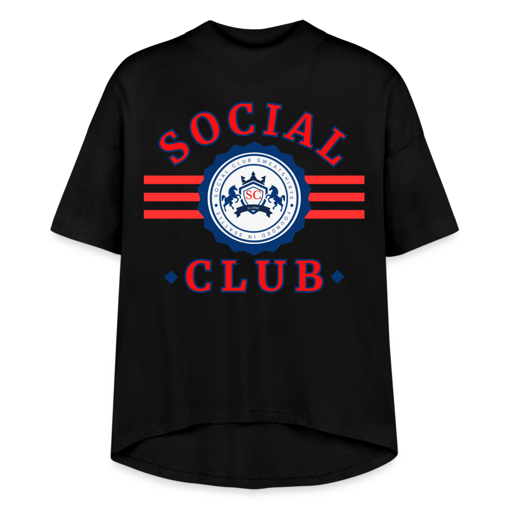 MONOGRAM SC HIGH LOW - black