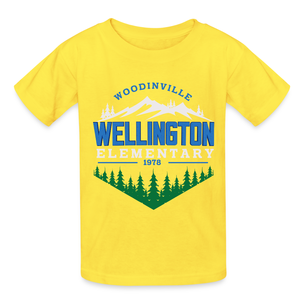 THIRD - Kid's T-Shirt - yellow