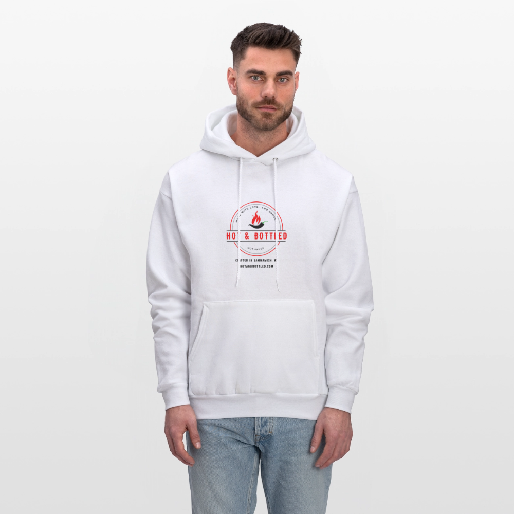 Hot & Bottled | Hoodie | Red / Black - white