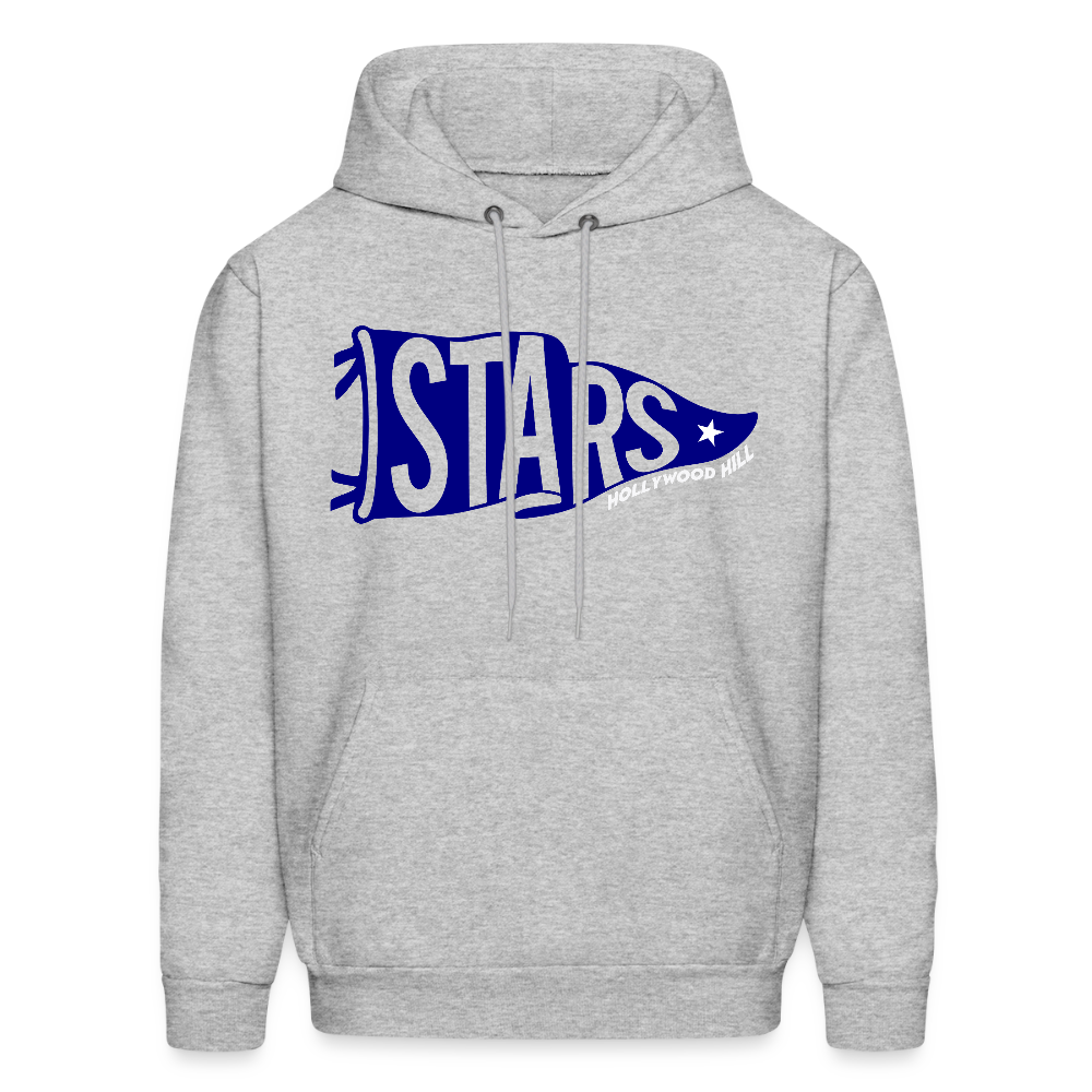 HH STARS PENNANT NAVY - Hoodie - heather gray