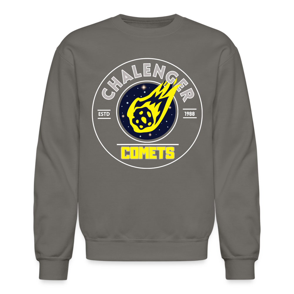COMETS LOGO Crewneck Sweatshirt - asphalt gray