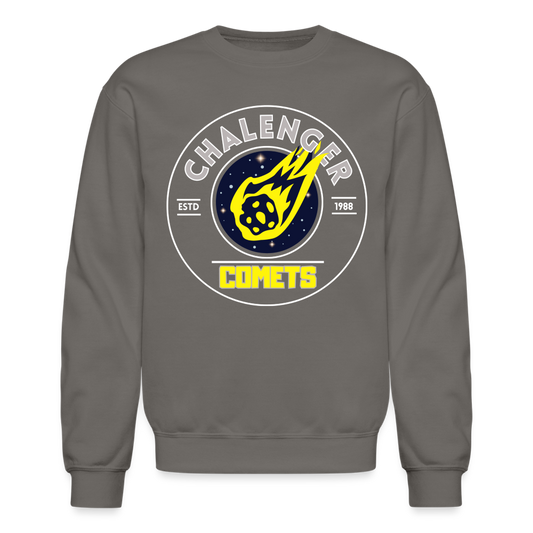 COMETS LOGO Crewneck Sweatshirt - asphalt gray