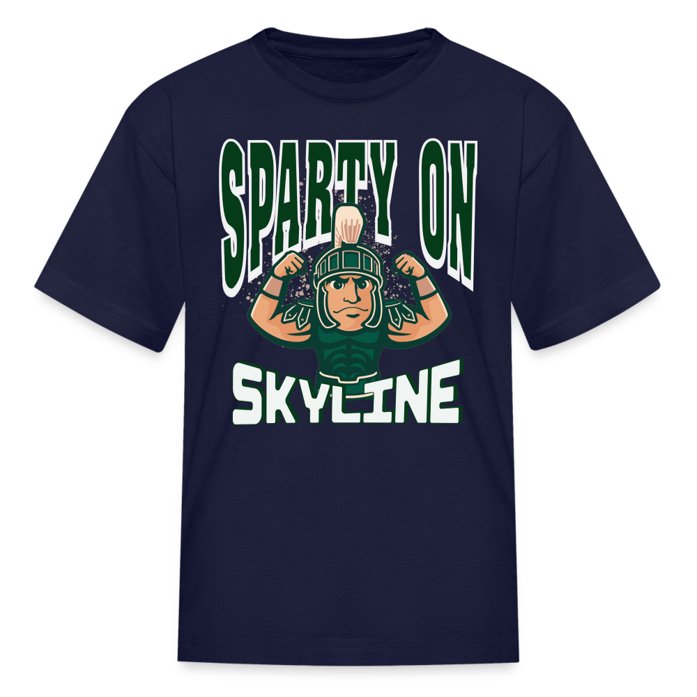 MUSCLE SPART ON Kids' T-Shirt - navy